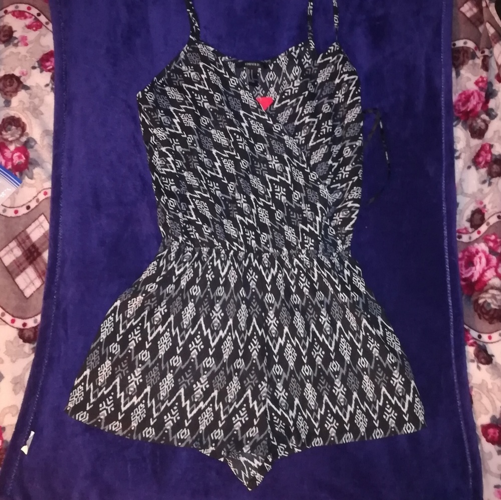Patterned Romper